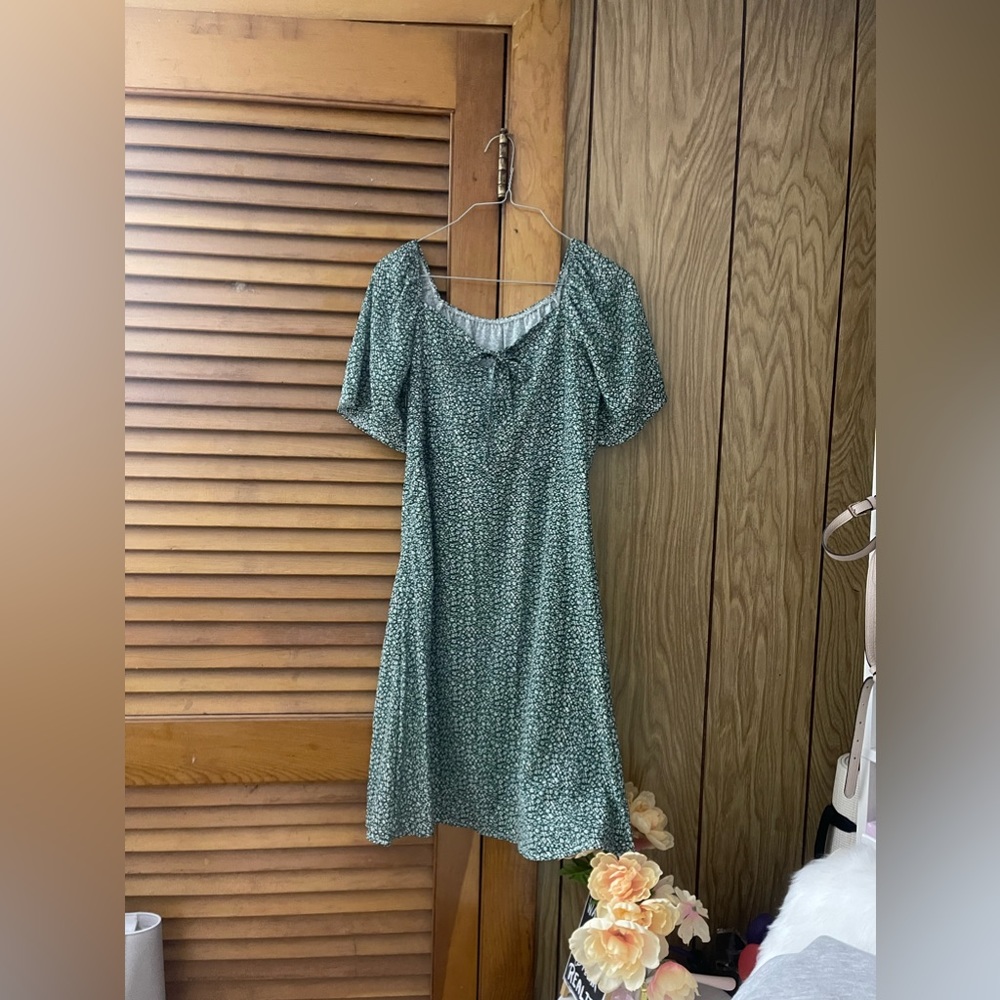 Floral chiffon dress